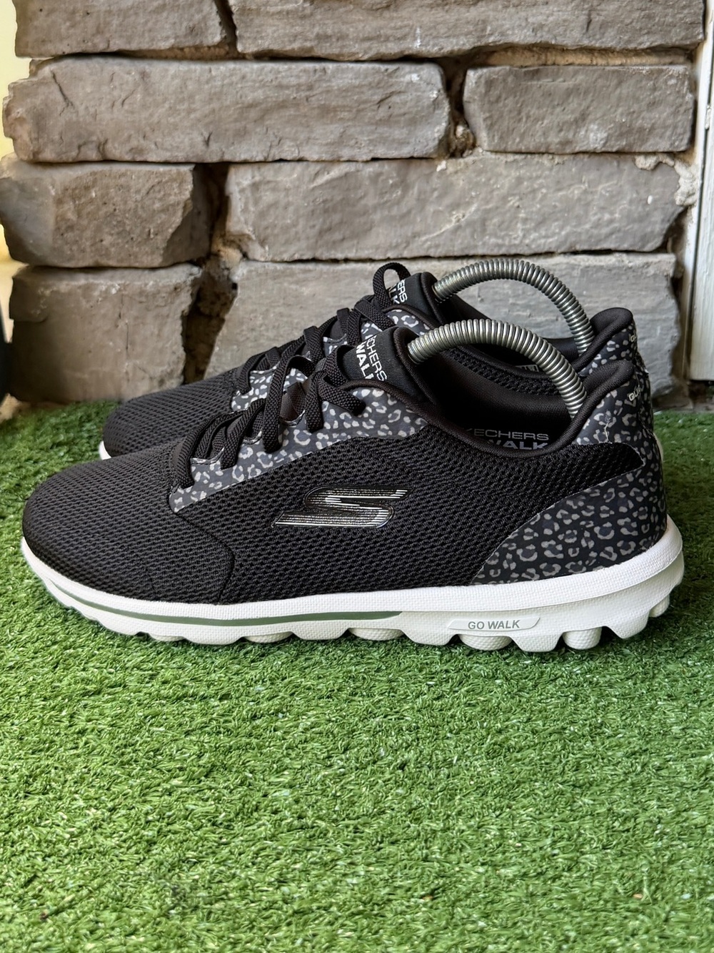 Skechers GoWalk Black Mesh Upper Women’s Sneakers